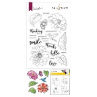 Altenew - Dazzling Dahlia Stamp, Die, Stencil Bundle