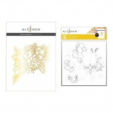 Altenew - Flowery Bouquet Hot Foil Plate and Stencil Bundle