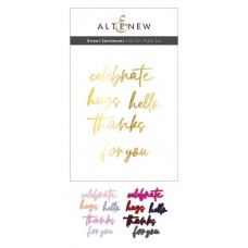 Altenew - Sweet Sentiments Hot Foil Plate and Die Bundle