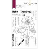 Altenew - Paint-A-Flower: Iceland Poppies Outline Stamp Set