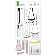 Altenew - Chemistry Vases Stamp, Die, Stencil Bundle