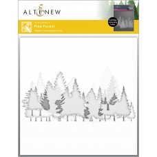 Altenew - Pine Forest Simple Coloring Stencil Set (3 in 1)