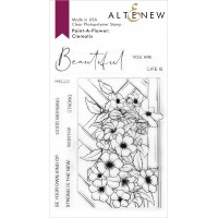 Altenew - Paint-A-Flower: Clematis Outline Stamp Set 