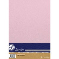 Aurelie - Elegant Shimmering Cardstock - Baby Pink (10 sheets)