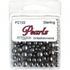 Buttons Galore - Pearlz - Sterling