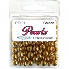 Buttons Galore - Pearlz - Golden