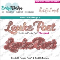 Carlijn Design - Hot Foil - Leuke post