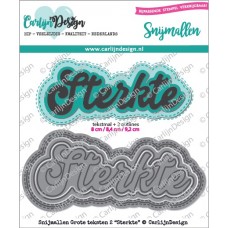 Carlijn Design - Snijmallen - Grote teksten 2 Sterkte