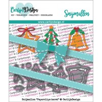 Carlijn Design - Snijmallen Paperclips kerst