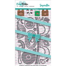 Carlijn Design - Snijmallen Knuffelkaart Beer Panda Kikker