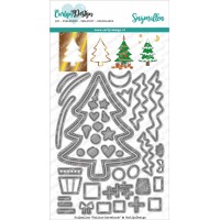 Carlijn Design - Snijmallen - Outline kerstboom