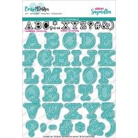 Carlijn Design - Snijmallen - Alfabet Typemachine groot