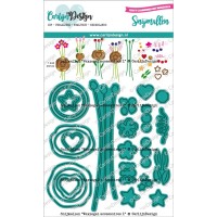 Carlijn Design - Standalone snijmallen - Waxzegel decoraties 1
