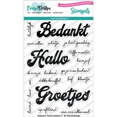 Carlijn Design - Stamps - Grote teksten 1