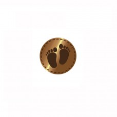 Carlijn Design - Wax Seal Stamp - 9 Baby voetjes + handvat