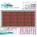 Carlijn Design - Snijmallen DL Slimline kaart 4 Chocolade alfabet