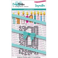 Carlijn Design - Snijmallen Kaarsjes cijfer 1