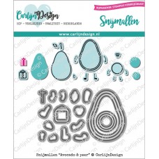 Carlijn Design - Snijmallen Avocado en peer Carlijn Design - Snijmallen Avocado en peer