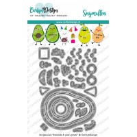 Carlijn Design - Snijmallen Avocado en peer groot