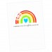 Clearly Besotted - Rainbow Love Stencil