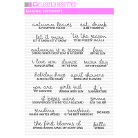 Clearly Besotted - Seasonal Sentiments