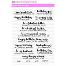Clearly Besotted - Simply Said Birthday