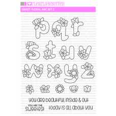 Clearly Besotted - Sweet Floral ABC Set 2