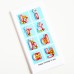 Clearly Besotted - Sweet Floral ABC Set 1