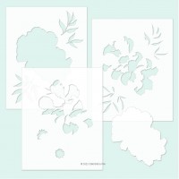 Concord and 9th - Blended Petals Stencil Pack