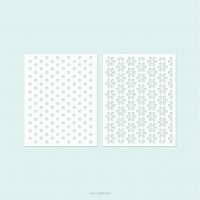 Concord and 9th - Dots and Blossoms Stencil Pack