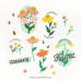 Concord and 9th - Friendly Florals Stamp Set