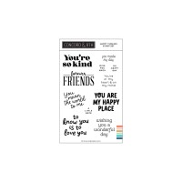 Concord and 9th - Happy Phrases Stamp Set