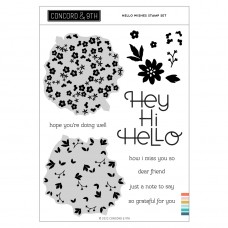 Concord and 9th - Hello Wishes Stamp Set