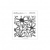 Concord and 9th - Kristina Werner - Cheerful Flowers Background Stamp Concord and 9th - Kristina Werner - Cheerful Flowers Background Stamp