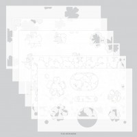 Concord and 9th - Kristina Werner - Pretty Posies Stencil Pack