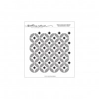 Concord and 9th - Kristina Werner - Deco Star Easy Repeat Background Stamp Concord and 9th - Kristina Werner - Deco Star Easy Repeat Background Stamp