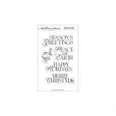 Concord and 9th - Kristina Werner - Elegant Holiday Greetings Stamp Set