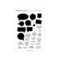 Concord and 9th - Kristina Werner - Just Talking Stamp Set