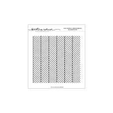 Concord and 9th - Kristina Werner - Easy Repeat Herringbone Background Stamp