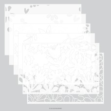 Concord and 9th - Kristina Werner - Retro Flowers Stencil Pack Concord and 9th - Kristina Werner - Retro Flowers Stencil Pack