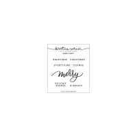 Concord and 9th - Kristina Werner - Merry Script Stamp Set Concord and 9th - Kristina Werner - Merry Script Stamp Set