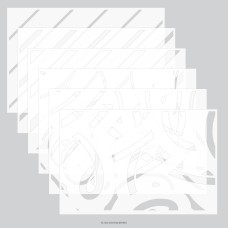 Concord and 9th - Kristina Werner - Peppermint Stripes Stencil Pack