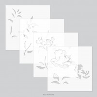 Concord and 9th - Kristina Werner - Long Line Roses Stencil Pack