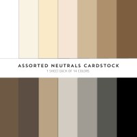 Concord and 9th - Neutrals Collection Assorted Cardstock Pack