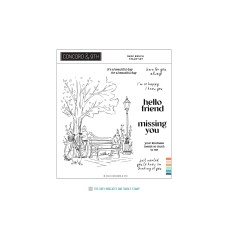 Concord and 9th - Park Bench Stamp Set