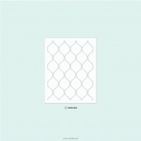 Concord and 9th - Patterned Peacock Embossing Folder