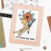 Concord and 9th - Paw Prints Double Card Front Die Concord and 9th - Paw Prints Double Card Front Die