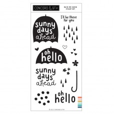 Concord and 9th - Rain or Shine Stamp Set