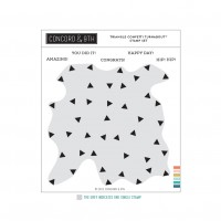 Concord and 9th - Triangle Confetti Turnabout Stamp Set