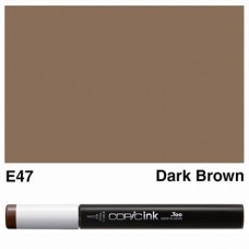 Copic Ink Refill - E47 Dark Brown